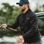 Mikina GRUNDÉNS Displacement DWR Logo Anchor - Black