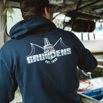 Mikina GRUNDÉNS Logo Boat - Dark Navy