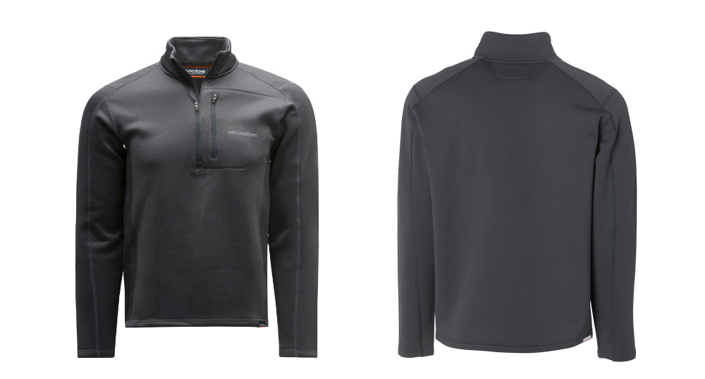 Termo tričko GRUNDÉNS Grundies 1/4 Zip - Anchor