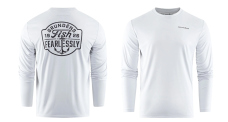 UV tričko GRUNDÉNS Fish Fearlessly LS Tech Tee - Grey Mist UV tričko GRUNDÉNS Fish Fearlessly LS Tech Tee - Grey Mist