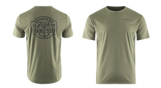 UV tričko GRUNDÉNS Fish Fearlessly Tech Tee - Forest