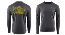 UV tričko GRUNDÉNS King of the Lakes LS Tech Tee - Anchor