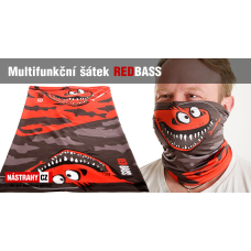 Zimná multifunkčná tunelová šatka REDBASS