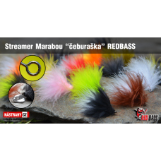 Streamer Marabou "čeburaška" REDBASS Streamer Marabou "čeburaška" REDBASS