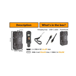 Solárna outdoorová powerbanka VIKING TYR III - 30 000 mAh