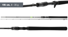 Baitcastový prút Daiwa Prorex X Vertical Baitcast 1,95 m, 8-35 g