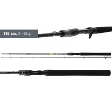 Baitcastový prút Daiwa Prorex X Vertical Baitcast 1,95 m, 8-35 g