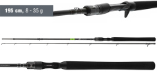 Baitcastový prút Daiwa Prorex X Vertical Baitcast 1,95 m, 8-35 g