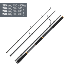 Prívlačový prút Daiwa BG Portable Allrounder Travel 2027