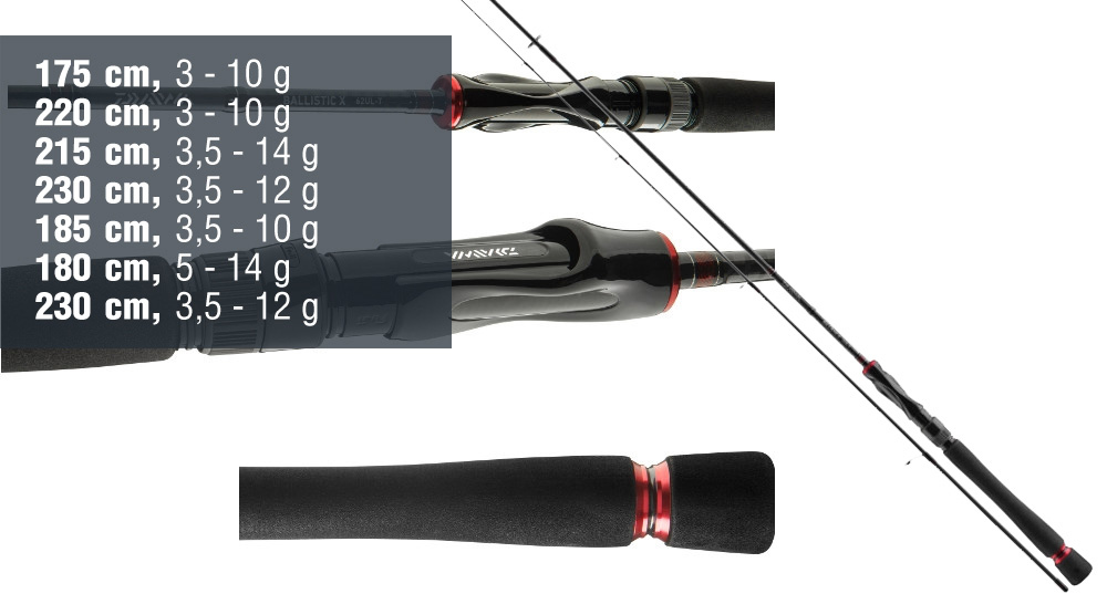 Prívlačový prut Daiwa Ballistic X UL Prívlačový prut Daiwa Ballistic X UL