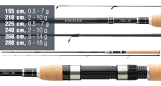 Prívlačový prút Daiwa Exceler UL/Light Spin