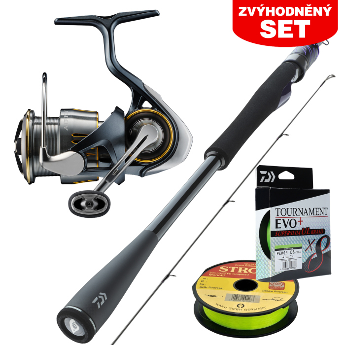 Zvýhodnený set DAIWA UL, PSTRÚH A OSTRIEŽ "EXCLUSIVE" Zvýhodnený set DAIWA UL, PSTRÚH A OSTRIEŽ "EXCLUSIVE"