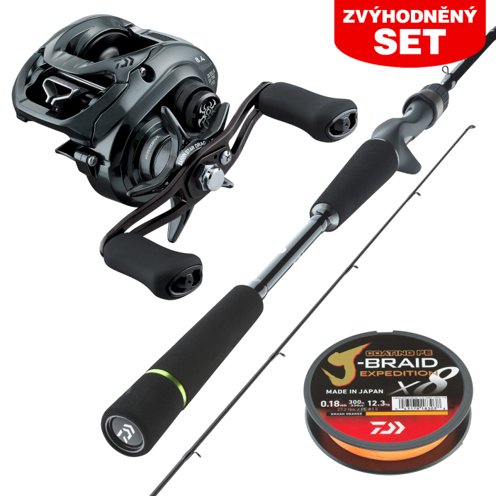 Zvýhodnená zostava na Šťuky Baitcast DAIWA "Economy" Zvýhodnená zostava na Šťuky Baitcast DAIWA "Economy"