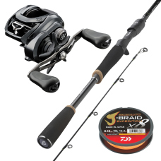 Zvýhodnená zostava na šťuky Big Bait Baitcast DAIWA "EXPERT" 