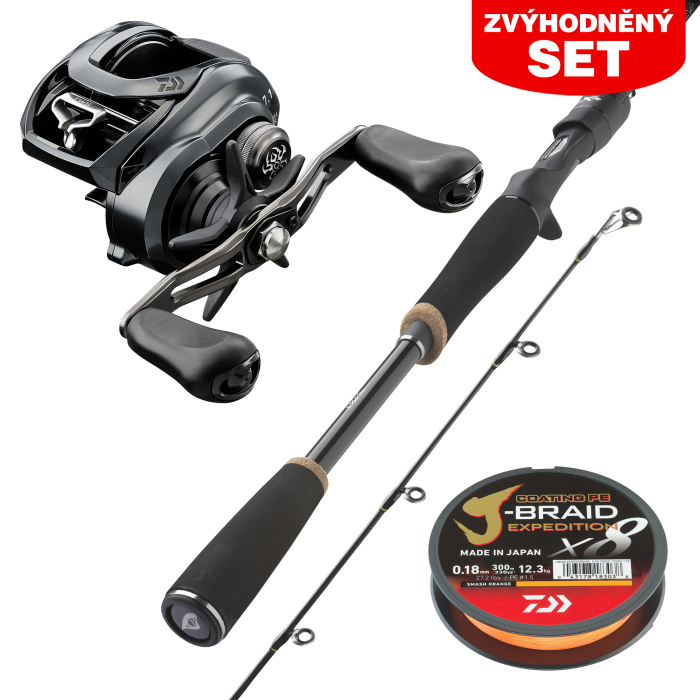 Zvýhodnená zostava na šťuky Big Bait Baitcast DAIWA "EXPERT" Zvýhodnená zostava na šťuky Big Bait Baitcast DAIWA "EXPERT"