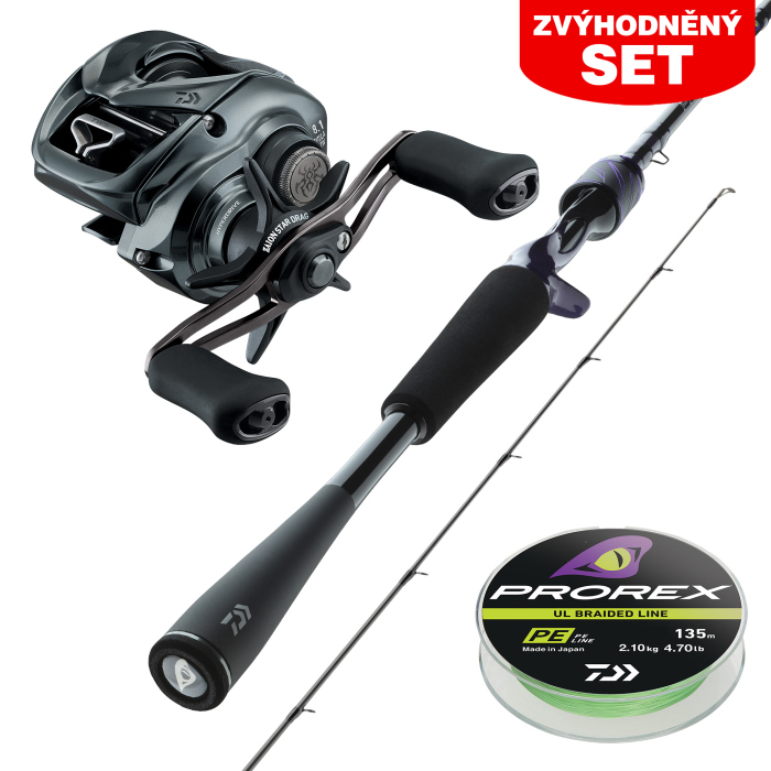 Zvýhodnená zostava UL Baitcast DAIWA "Pre náročných" Zvýhodnená zostava UL Baitcast DAIWA "Pre náročných"