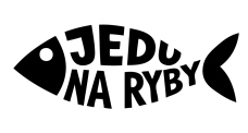 Rybárska samolepka "Jedu na ryby"