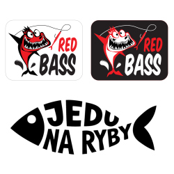 Rybárske samolepky