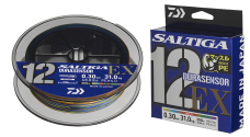 DAIWA splietaná šnúra SALTIGA DURASENSOR 12 BRAID EX+SI3 300 m - Multi-color