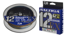 DAIWA splietaná šnúra SALTIGA DURASENSOR 12 BRAID EX+SI3 300 m - Multi-color