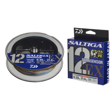 DAIWA splietaná šnúra SALTIGA DURASENSOR 12 BRAID EX+SI3 300 m - Multi-color