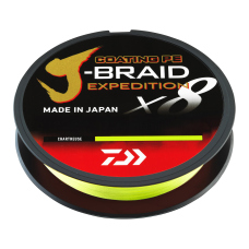 DAIWA splietaná šnúra J-BRAID Expedition X8 150 m - Chartreuse