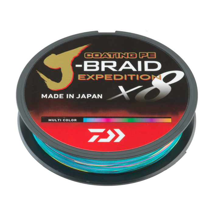 DAIWA splietaná šnúra J-BRAID Expedition X8 300 m - Multicolor DAIWA splietaná šnúra J-BRAID Expedition X8 300 m - Multicolor