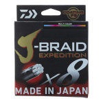 DAIWA splietaná šnúra J-BRAID Expedition X8 300 m - Multicolor