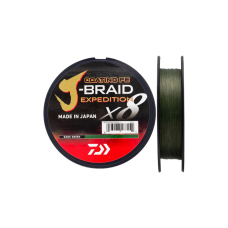 DAIWA splietaná šnúra J-BRAID Expedition X8 150 m - Dark Green
