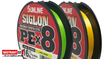 SUNLINE splietaná šnúra SIGLON PEx8 150 m