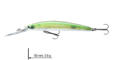 Wobler DAIWA Tournament Double Clutch 60SP-G - 6 cm
