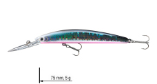Wobler DAIWA Tournament Double Clutch 75SP-G - 7,5 cm
