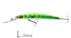 Wobler DAIWA Tournament Double Clutch 75SP-G - 7,5 cm