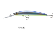 Wobler DAIWA Tournament Double Clutch 75SP-G - 7,5 cm