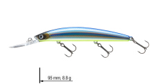 Wobler DAIWA Tournament Double Clutch 95SP-G - 9,5 cm