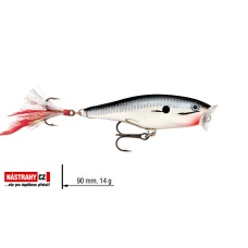 Wobler hladinový Skitter pop RAPALA 9 cm Wobler hladinový Skitter pop RAPALA 9 cm