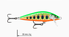 Wobler jednodielny Count Down Elite 3,5 cm RAPALA