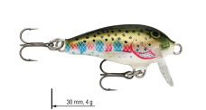 Wobler jednodielny Mini Fat Rap 3 cm RAPALA