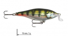Wobler Shallow Shad Rap RAPALA 7 cm