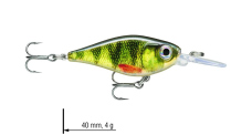 Wobler jednodielny X-Light Shad 4 cm RAPALA