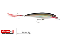 Wobler jednodielny X Rap RAPALA 4 cm