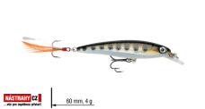 Wobler jednodielny X Rap RAPALA 6 cm