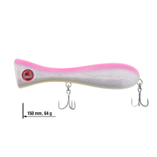 Wobler hladinový Dumbbell Popper 150 River2Sea Wobler hladinový Dumbbell Popper 150 River2Sea
