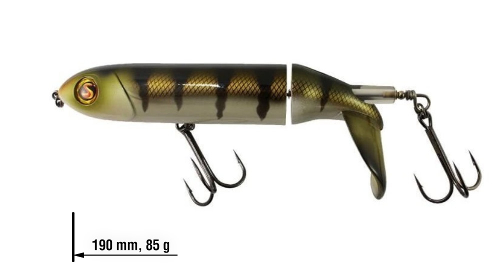 Wobler hladinový Whopper Plopper 190 River2Sea , Color: Perch Wobler hladinový Whopper Plopper 190 River2Sea , Color: Perch