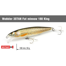 Wobler 3STAN Fat minnow 180 King